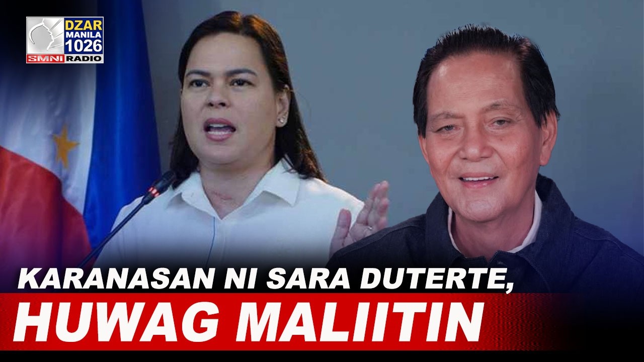 Mike Rama, ipinagtanggol si VP Sara; Karanasan ng bise presidente,'wag maliitin