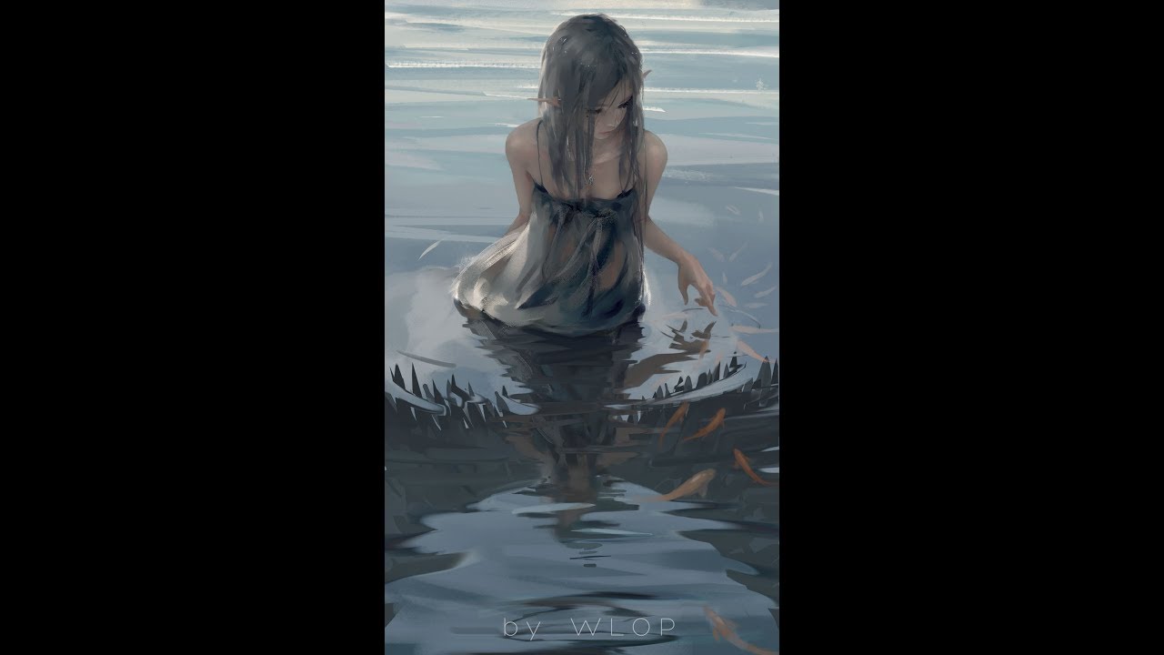 Photoshop painting process - Water