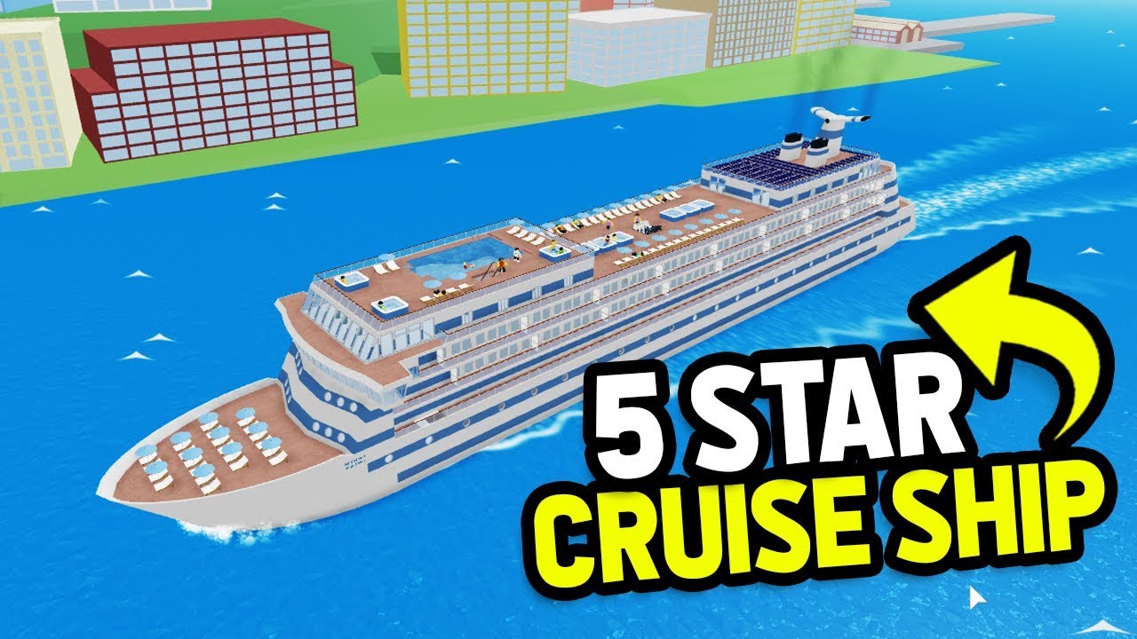 My 5 STAR Cruise Ship.. Made MILLIONS From Only RICH Customers (Roblox Cruise Ship Tycoon)