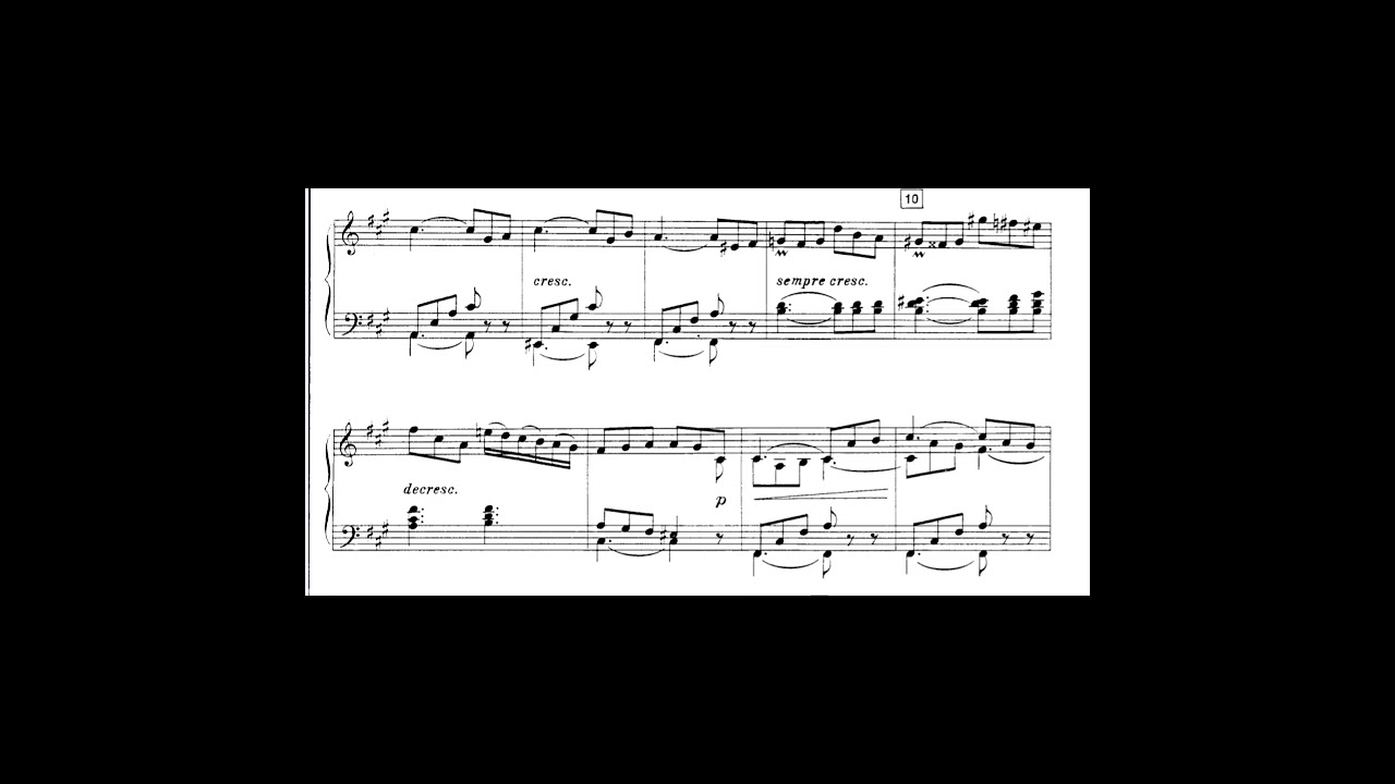Anton Bruckner Piano Works klavierstück in F Sharp Minor WAB 123