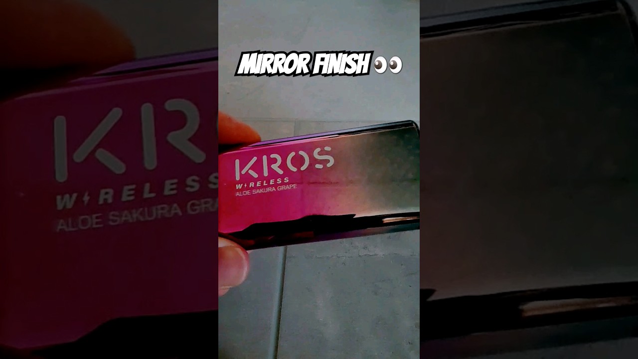 #kros wireless 9000 aloe sakura grape #vape #unboxing #kpop