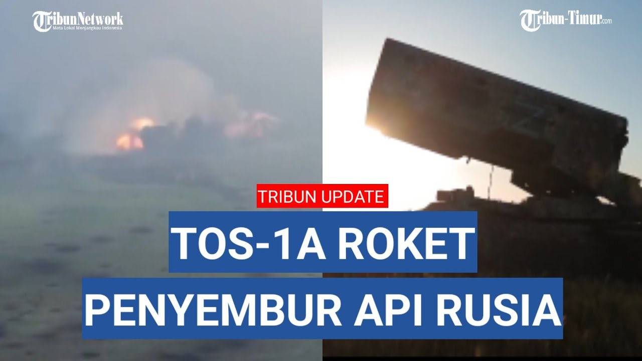 Video Detik detik TOS 1A Rusia Gempur Luhansk, Benteng Baja Sekalipun Langsung Hancur