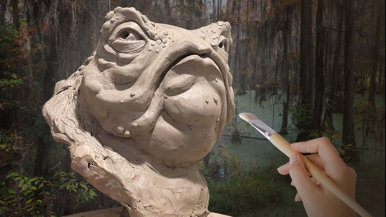 I Sculpted An Angry Frog Man | Creature Design Process