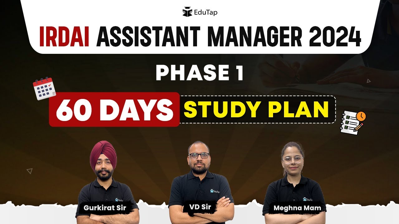 IRDAI Grade A 2024 Self Study Plan | Self Preparation for IRDAI Grade A Phase 1| IRDAI Grade A Exam