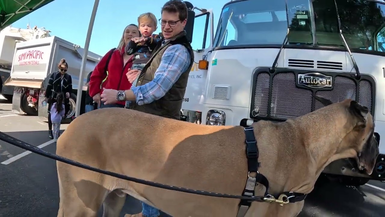 Cash 2.0 Great Dane at the Simi Valley Touch A Truck event 2023 (3 of 6)