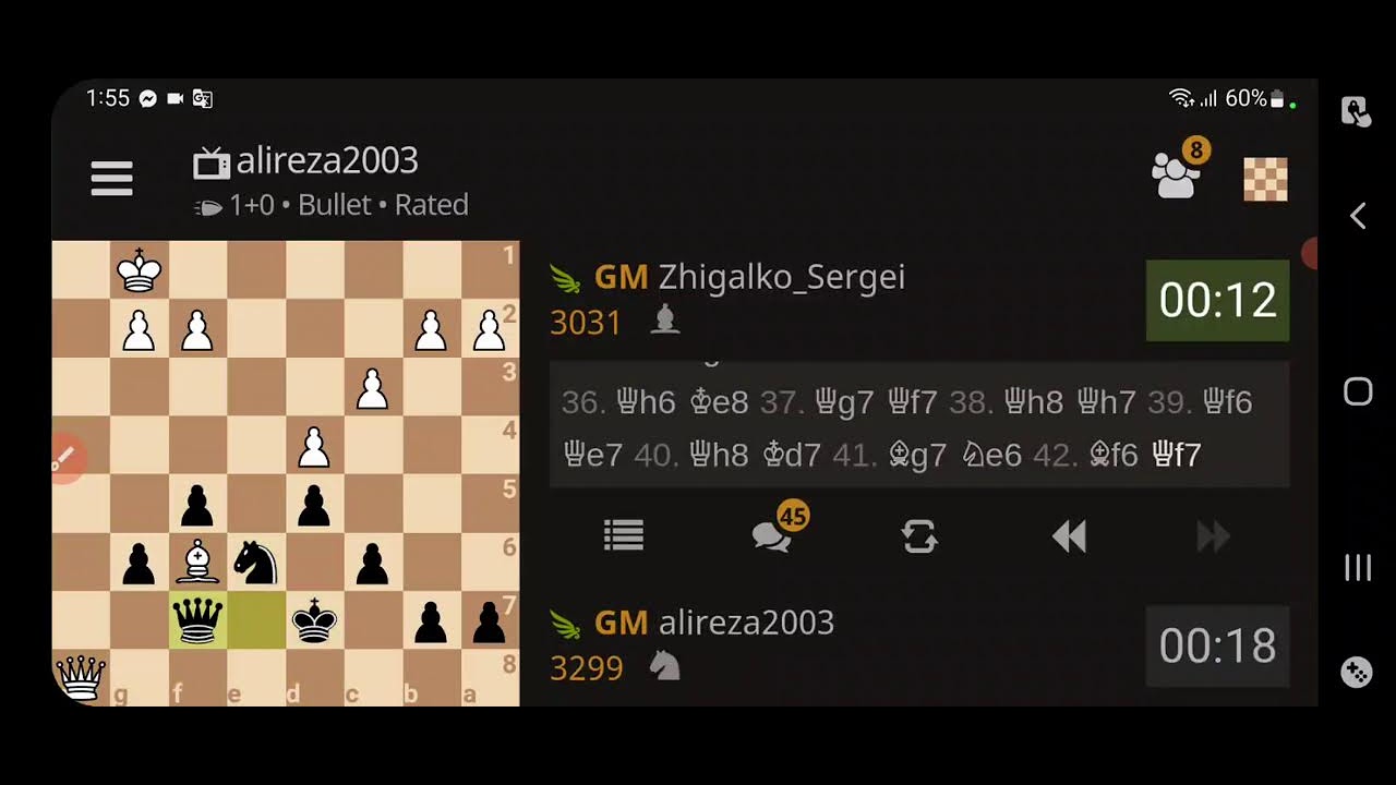 Alireza back to lichees bullet ll Alireza vs RebeccaHarris and Zhigalko_Sergei