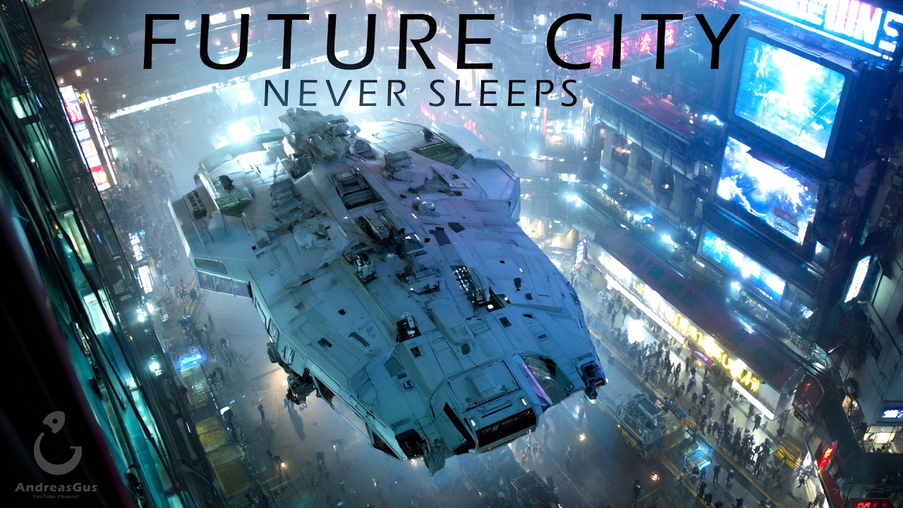 Future City Never Sleeps 4K