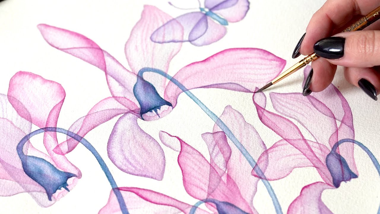 “X-RAY” Watercolor 💗 Technique Fundamentals