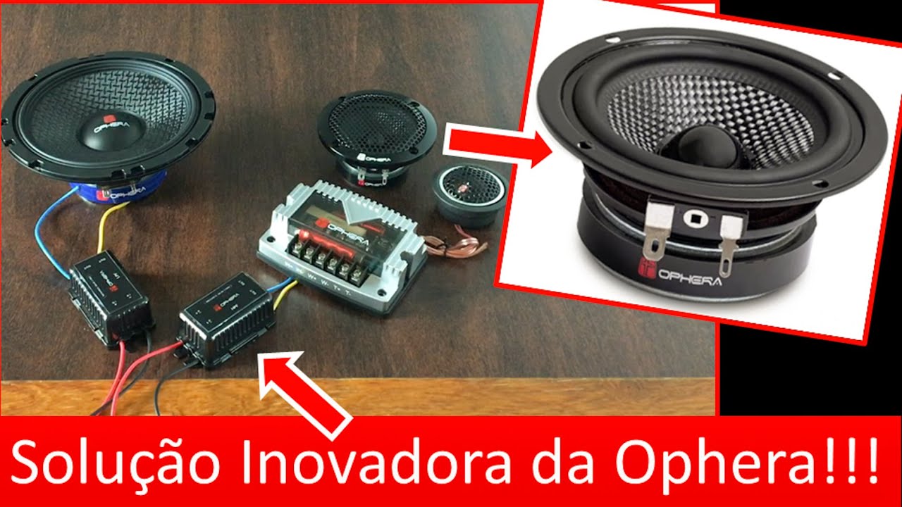 Novo Midrange 3 Pol Ophera! O Jeito mais F&aacute;cil de ter seu Kit 3 Vias!!