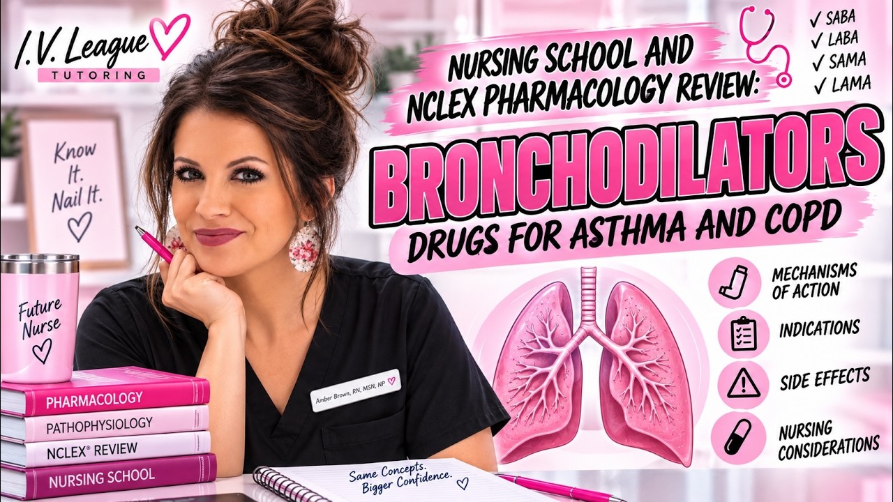 Bronchodilators - Drugs for Asthma and COPD: Nursing School and NCLEX Pharmacology Review