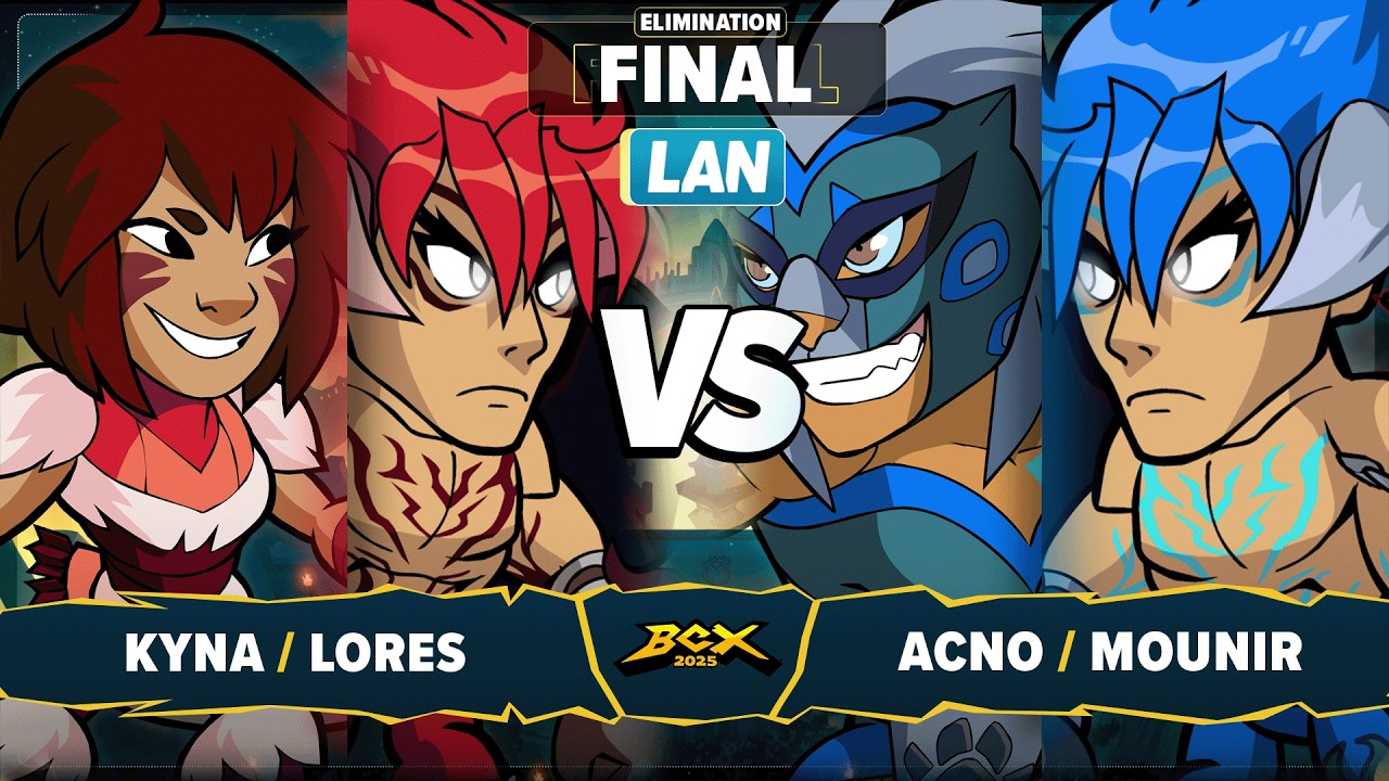 Acno & Mounir vs Kyna & Lores - Elimination Final - Brawlhalla World Championship 2025 - LAN 2v2