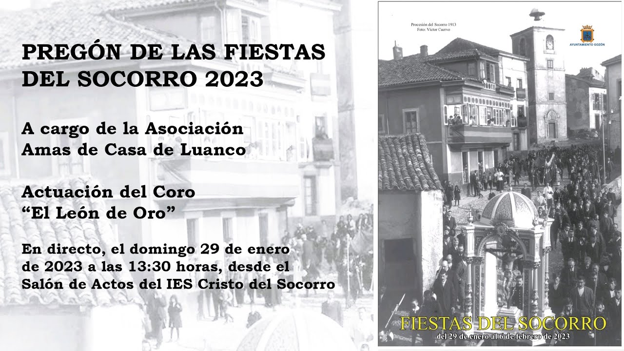 Pregón de las Fiestas del Socorro 2023