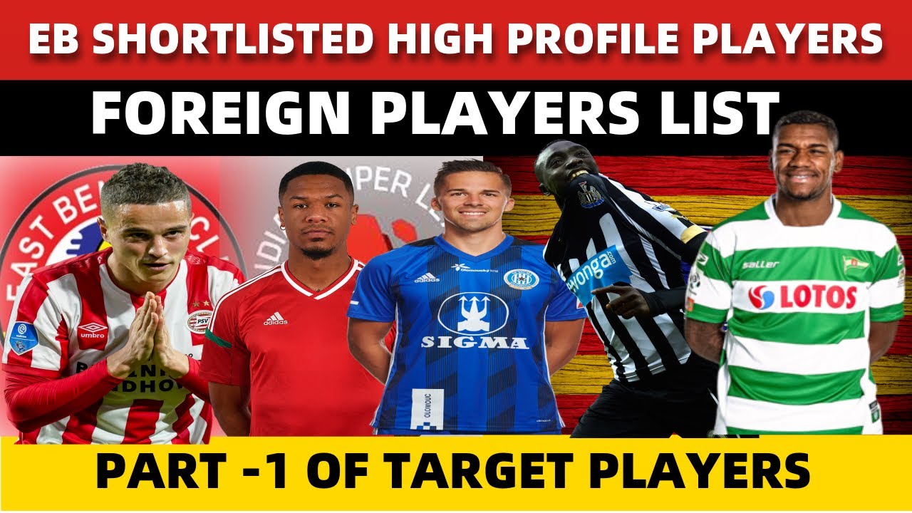 East Bengal TRANSFER News🔥||💥EB SHORTLISTED HIGH PROFILE FOREIGNERS💥|| PART 1 OF TARGET PLAYERS 💥🔥