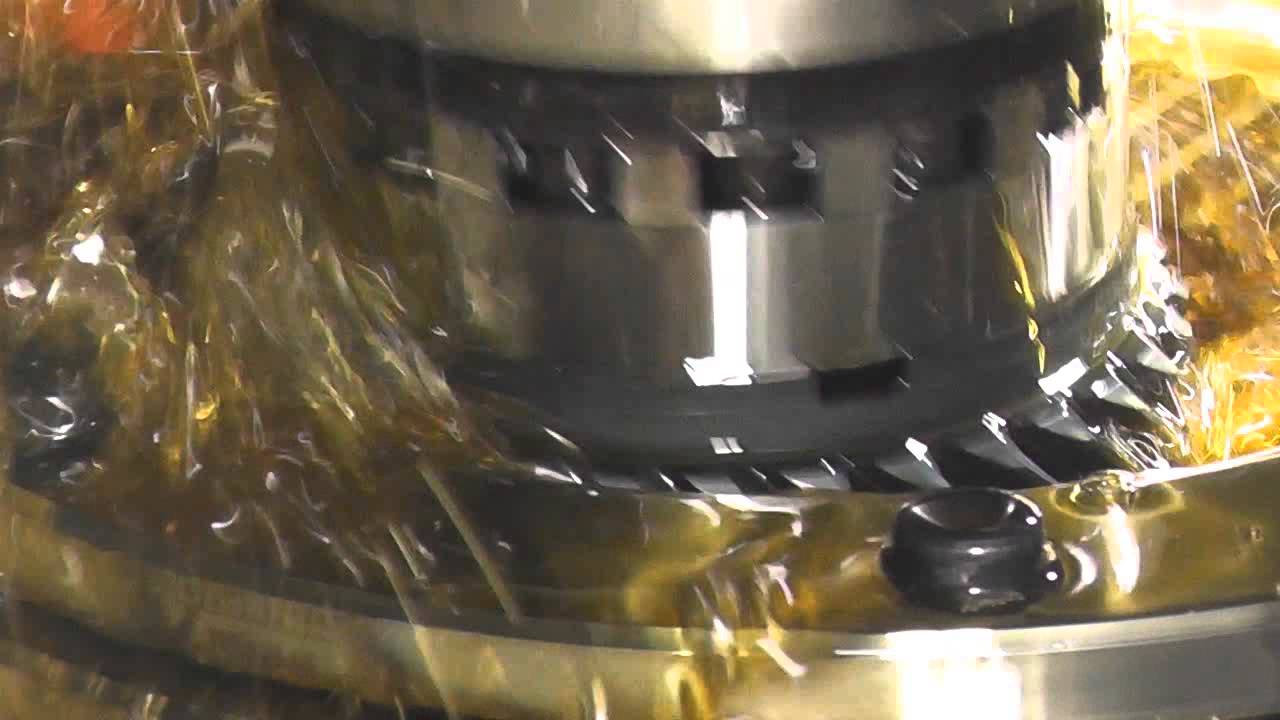 Liebherr - Internal Gear Shaping 50° helix angle on the LSE 200