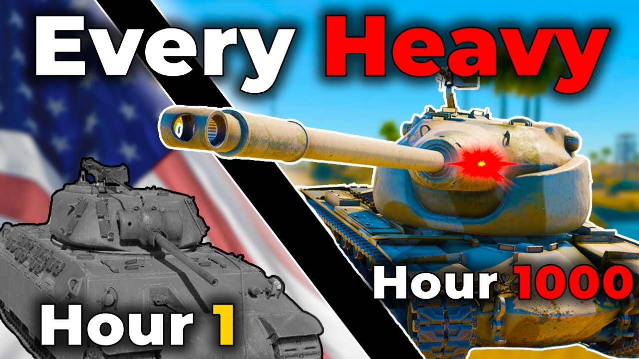 All Premium US Heavy Tanks 💥 || 5 Kills With Each