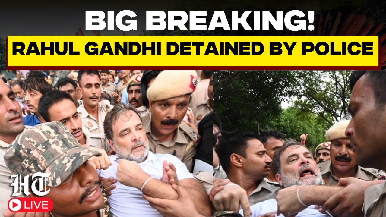 Breaking News Live: Rahul Gandhi, Priyanka And Other Congress Leaders Detained By Police | CJP