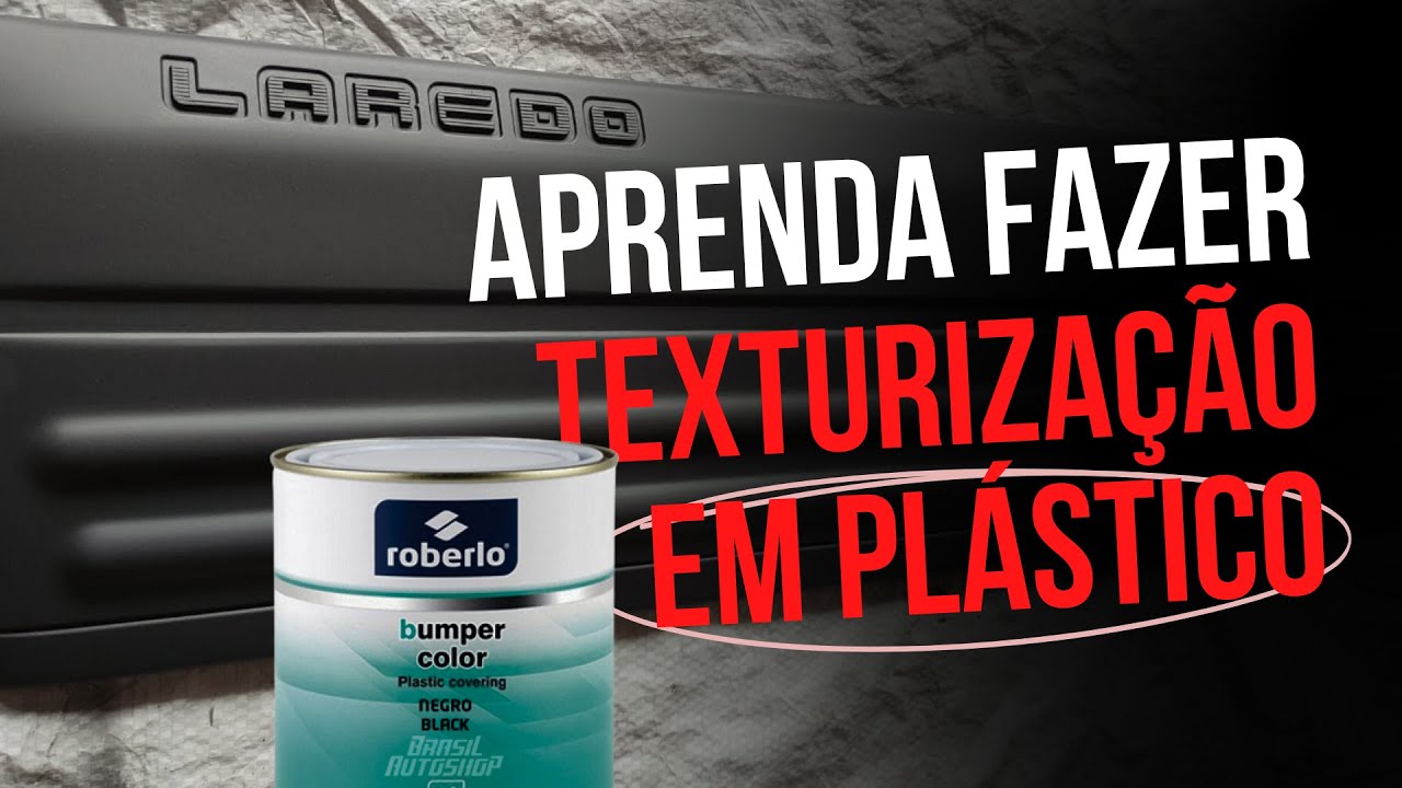 Aprenda fazer texturização em plástico - PINTURA EM PLÁSTICO COM TEXTURA