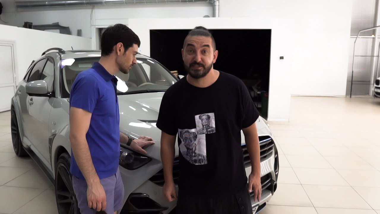 Как красят сервисы Москвы и полный перекрас Infiniti DRACO Сергея Матвиенко + немного Юмора