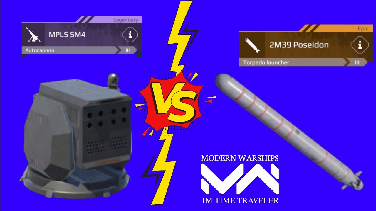 Modern Warships MPLS SM4 Vs 2M39 Poseidon | Modern Warship