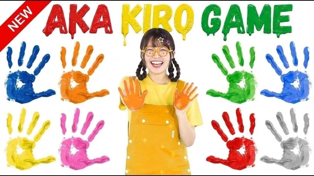 AKA KIRO FULL SONG | VIRAL TREND! Color Mixing | AKA! KIRO! ! SHIRO! AO!