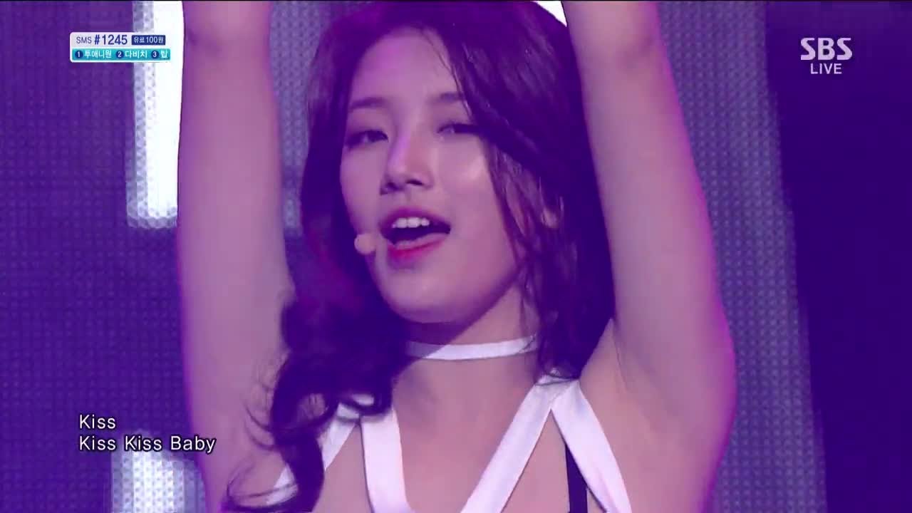 [Miss A] - HUSH @ популярная песня Inkigayo 131201