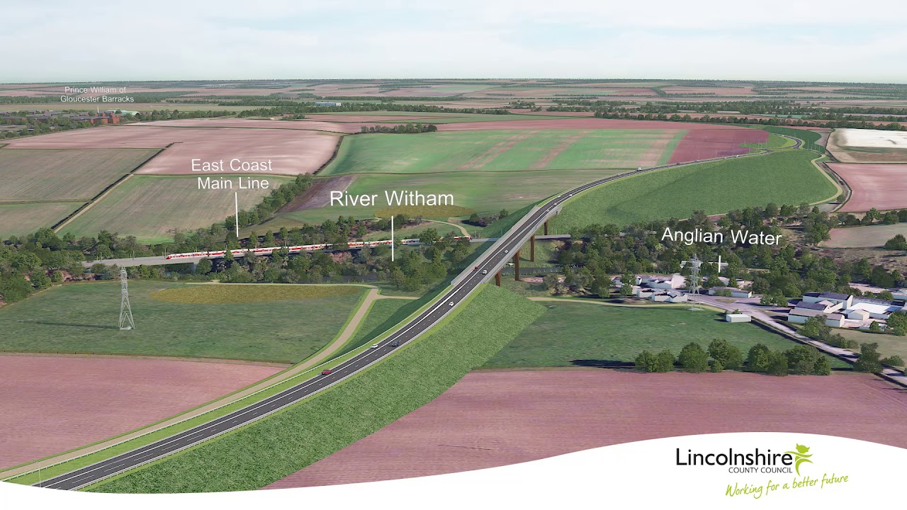 Grantham Southern Relief Road Flythrough