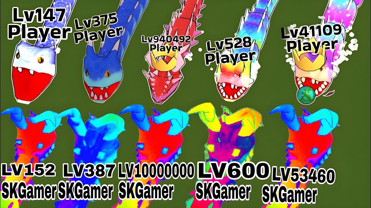 Snake Clash.iO From Level 7800 to Level 9000 All New BOSS Fight New Snake Skin #228
