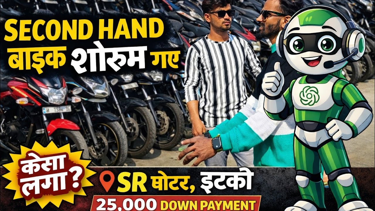 9 February 2026 Sr motor second hand bike showroom Ranchi road it's key more 30,000