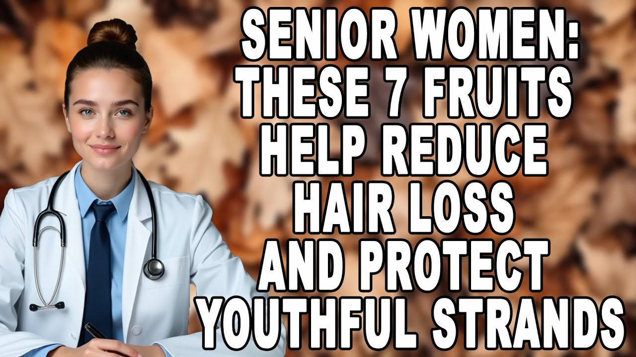 Senior Women: Eat These 7 Fruits to Support Hair Loss & Gray Hair Naturally | Senior Women's Health