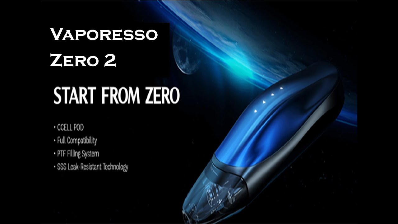 Vaporesso Zero 2 Pod Kit | Stylish & Compact | Flavourful MTL Starter Kit | Ideal for On-the-Go kit