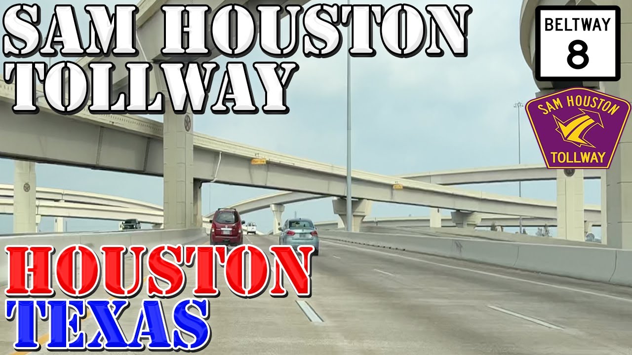 Sam Houston Tollway  FULL Loop - America's LONGEST Beltway - Houston - Texas - 4K Highway Drive