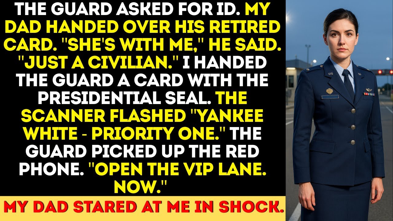 “She’s Just A Civilian,” My Dad Told The Guard—Then He Saw The Presidential Seal…