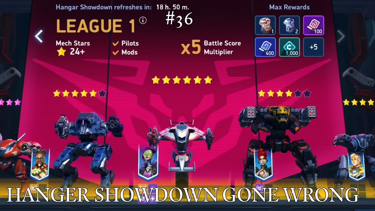 PLAYING HANGER SHOWDOWN GONE WRONG #mecharena