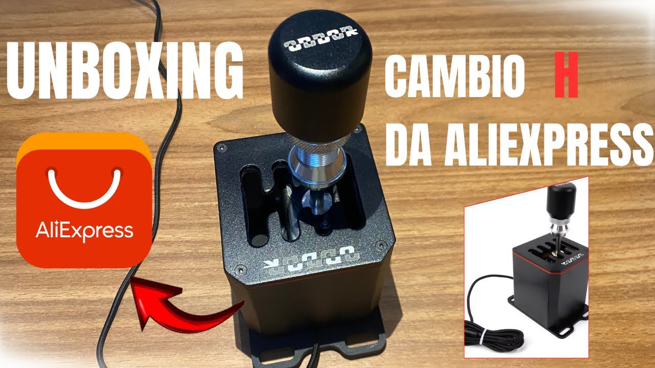 👉 Unboxing Câmbio da AliExpress ⚙️ Vale a Pena para Simulação?