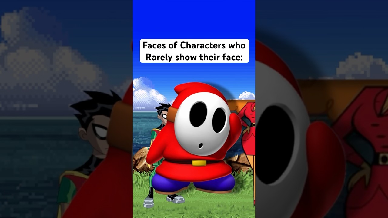 Лица персонажей, которые редко показывают свое лицо: #supermario