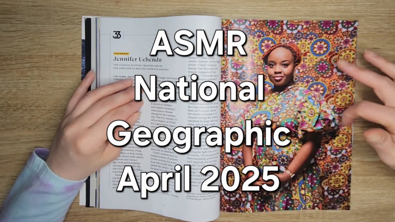 ASMR National Geographic April 2025 Flip Thru 📃📰