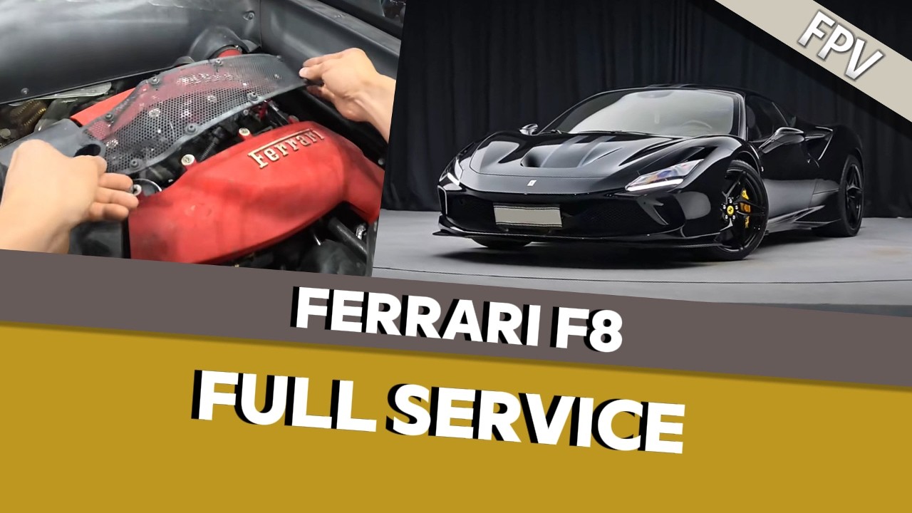 【FPV】Ferrari F8 Full Service: Bringing a Supercar Back to Perfection #ferrari