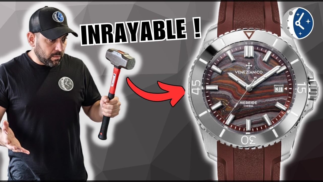 Cette MONTRE INRAYABLE a un cadran UNIQUE au monde : Crash Test Venezianico Chimera