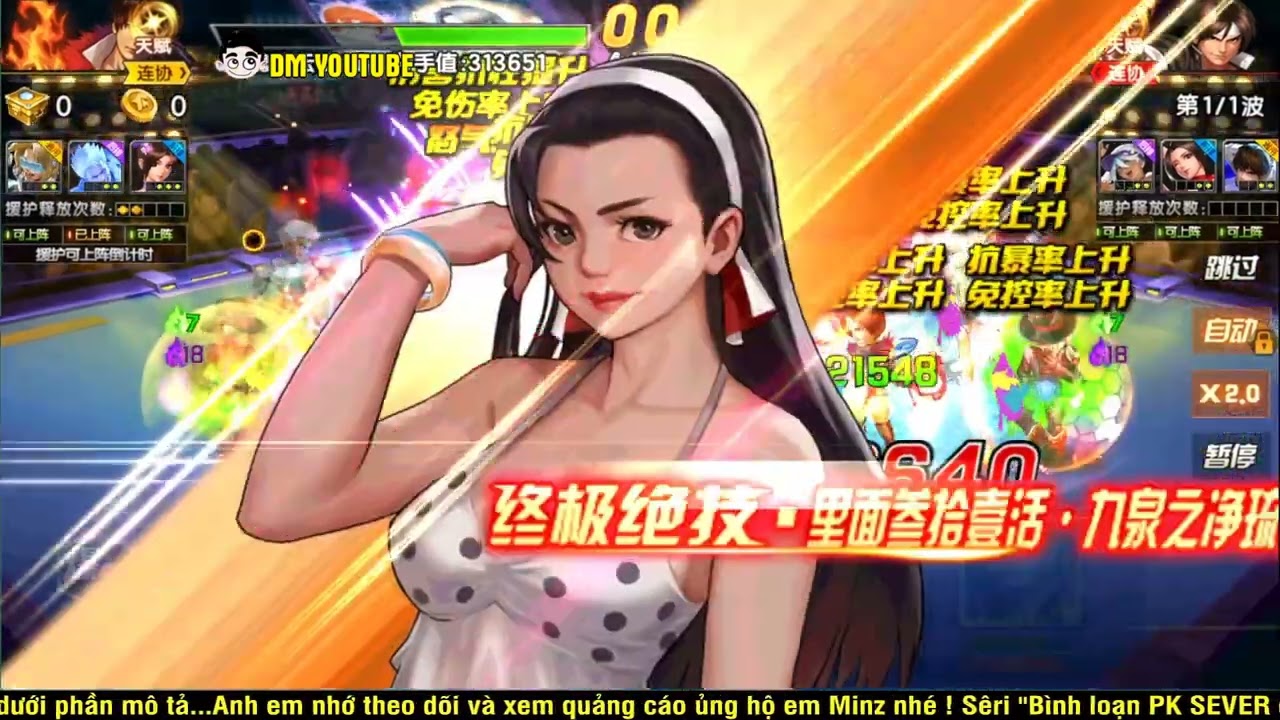 KOF98UMOL - 【 ちづる XV Ver 】  - Chị đẹp  SMAX. Chizuru XV m&uacute;a th&igrave; n&oacute; cứ phải gọi l&agrave; qu&aacute; dẻo