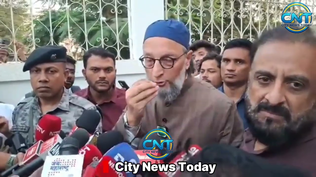Asaduddin Owaisi Speaks on Waqf & Mosque Laws | Aurangabad Maharashtra | Media Byte 
