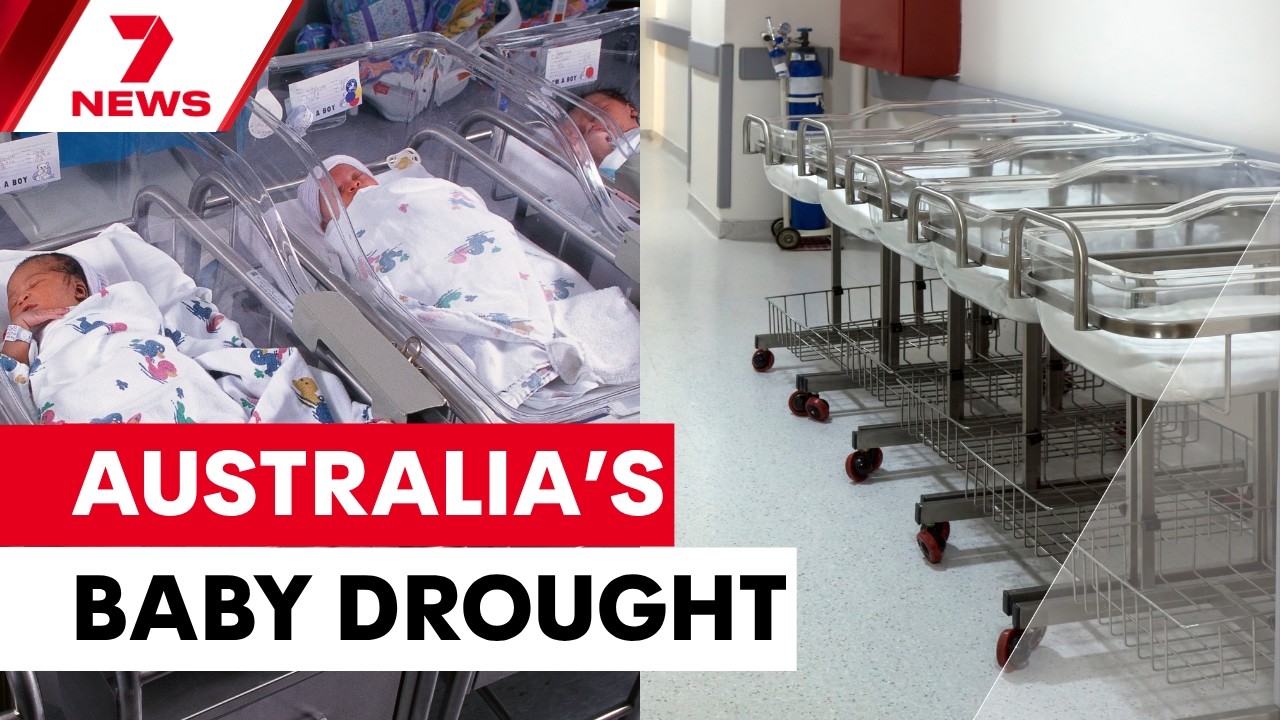 Not interested or unable to make the sacrifice? Why less Australians are having kids | 7NEWS