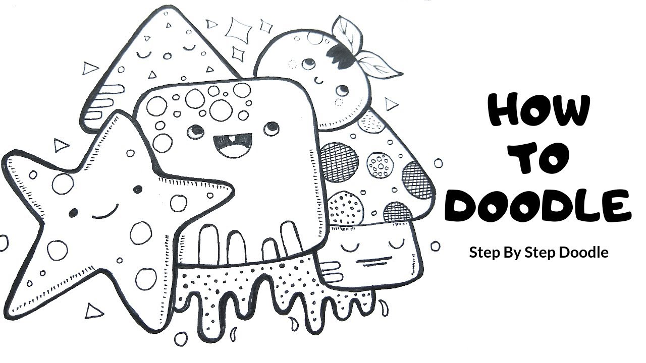 Doodle Art | How To Doodle | Draw Step By Step