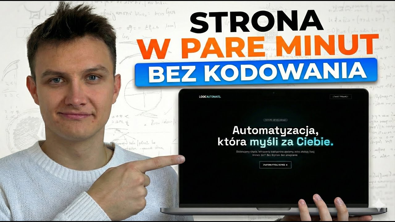 Jak Stworzyć Stronę Internetową w 5 Minut z Gemini 3 PRO | Poradnik Krok po Kroku
