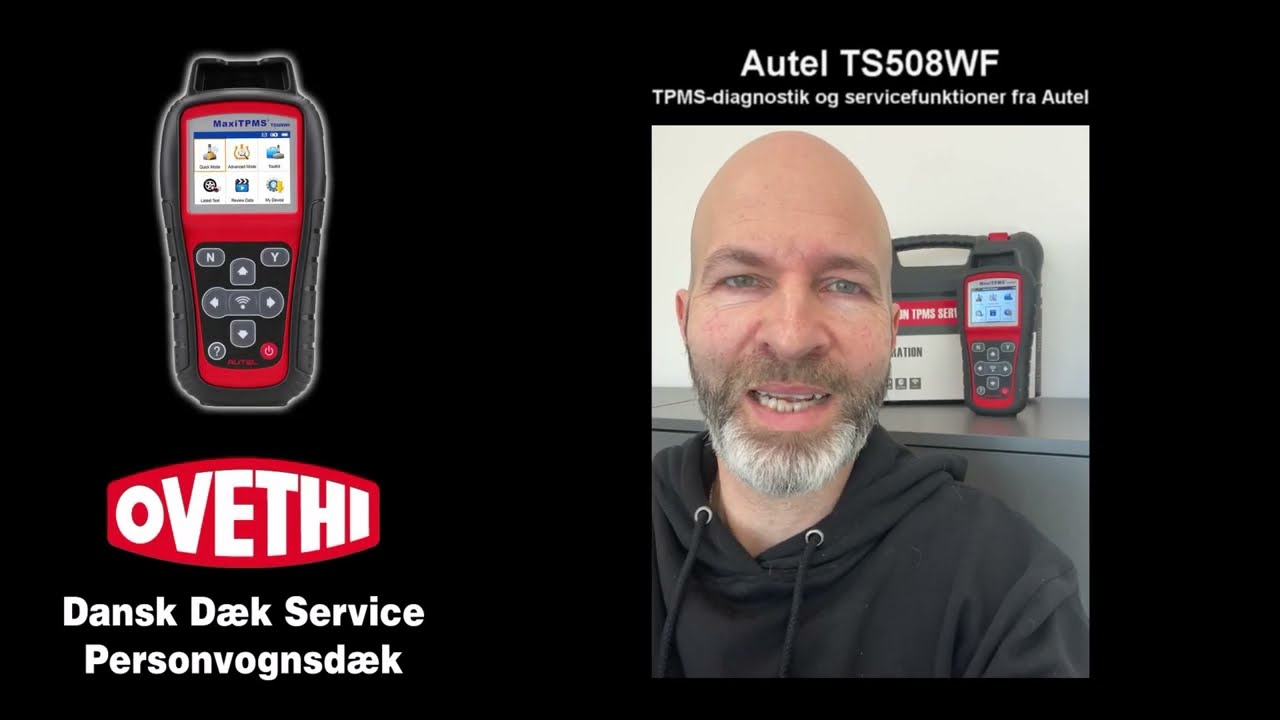 Autel TS508WF: Alt-i-en TPMS-værktøj, gratis wi-fi opdatering, fejludlæsning
