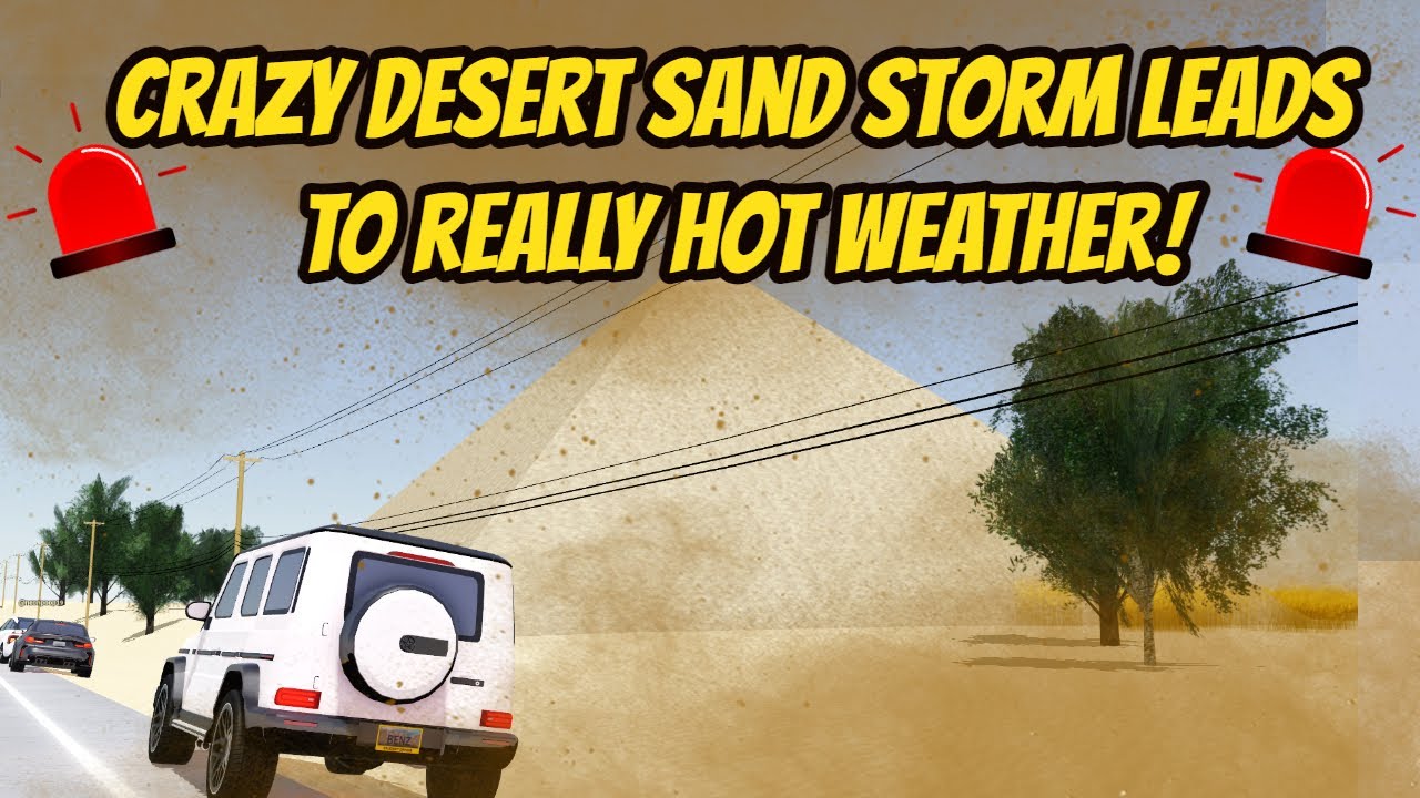 Гринвилл, Висконсин Roblox l Desert Sand Storm HEAT Evacuation Update Roleplay