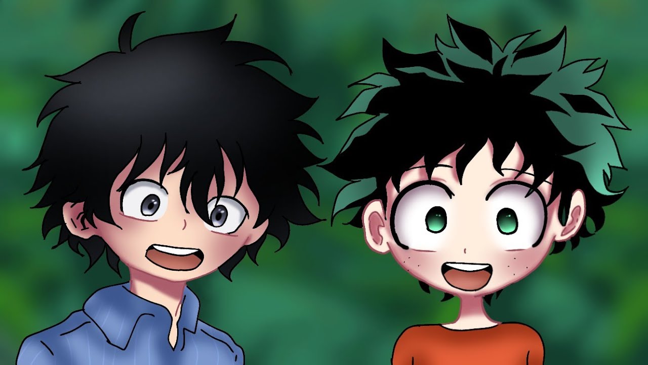 let's draw izuku midoriya and shigaraki tomura childhood