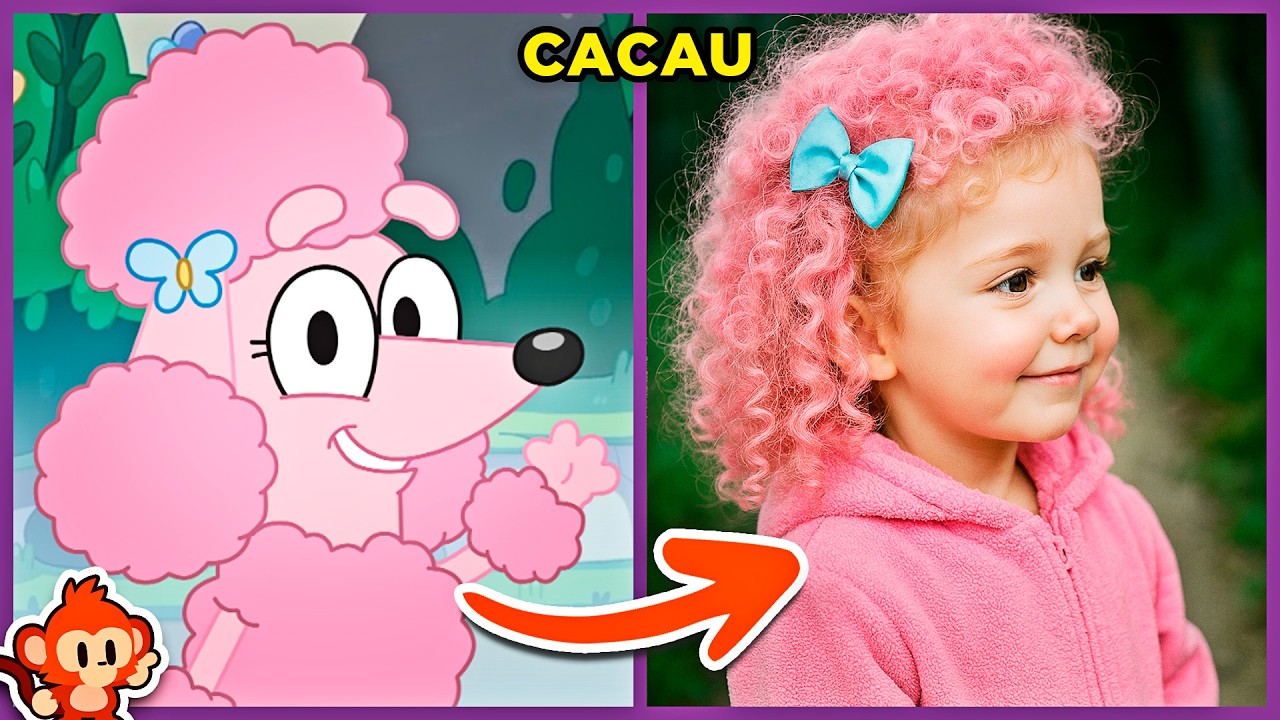 🐶🔵 BLUEY | 🔊 ADIVINHE PELA VOZ | Como seria os personagens versão HUMANO | #quiz #macaquiz