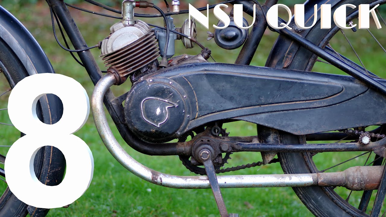 (08/12) NSU Quick 52 - Kolben und Zylinder aufsetzen