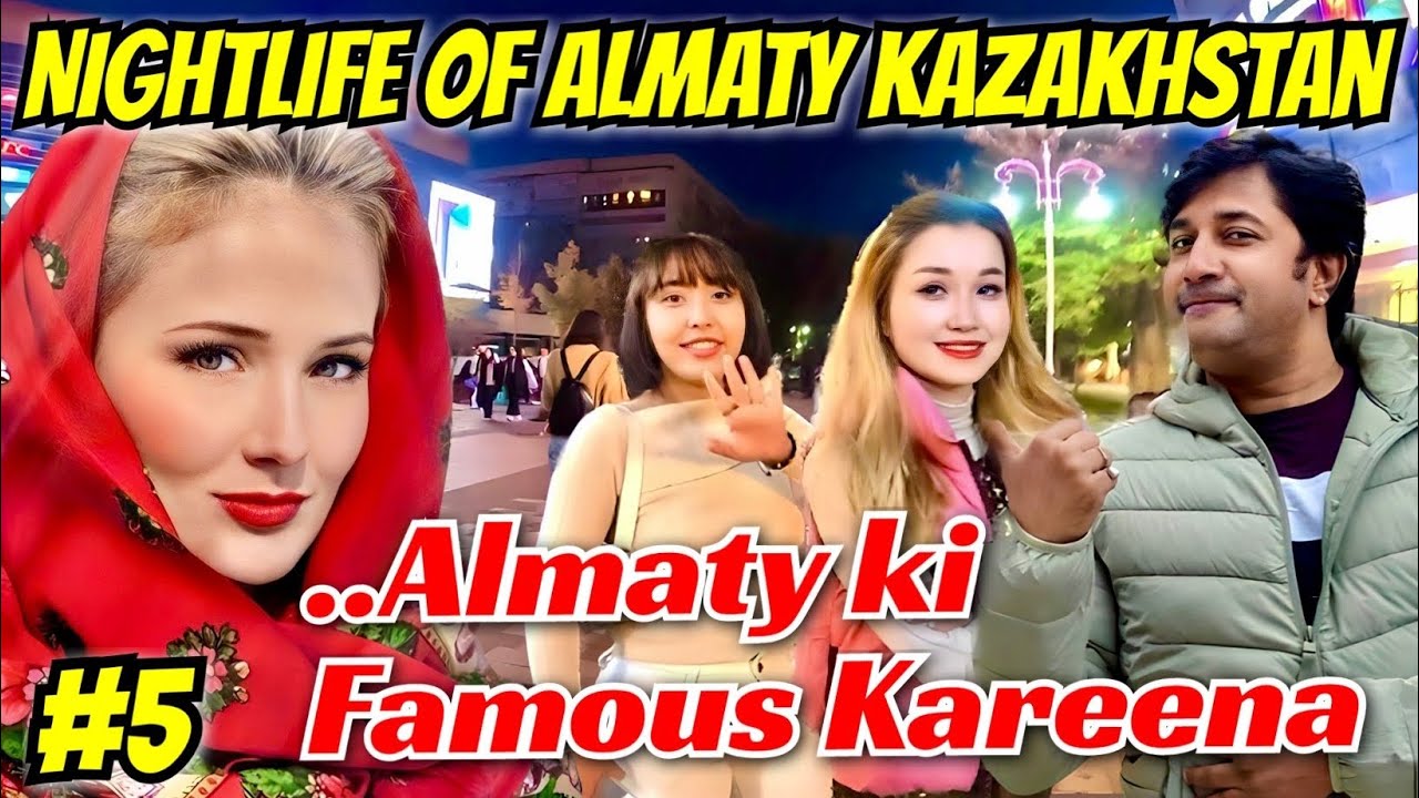 Kazakhstan Nightlife | Almaty Nightlife | Almaty Arbat Street | Russia Nightlife | Kazakhstan Travel