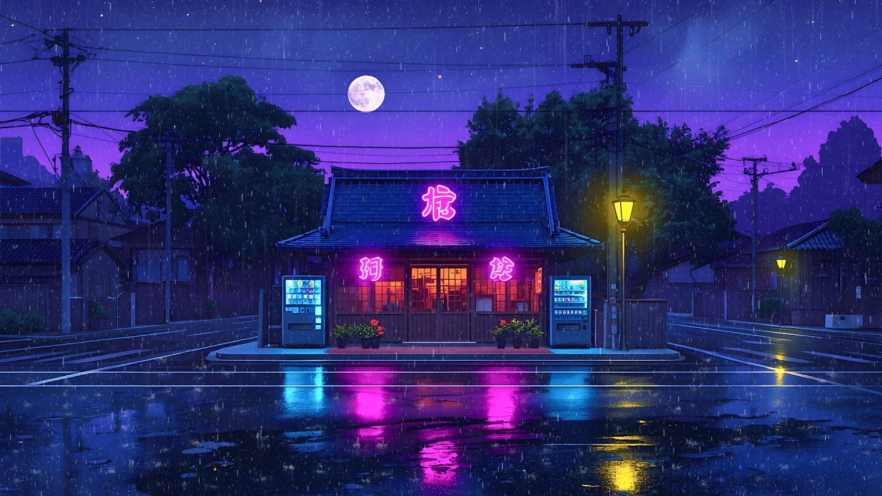 2AM Tokyo Rain 🌧️ Lofi Beats for Calm Study Nights